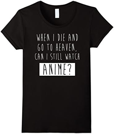 Women's Anime fan t-shirt Anime fan Gift Medium Black
