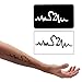 43pcs Free Tattoos Templet,Oruuum India Tattoo Ointment Kit, Conical Temporary Art Tattoos Painting, Black2, Brown, Lake blue, Red, Rosy red, 6Pcs (8_color)