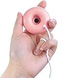 UnicornTech HM-01 Ultra Portable Cool Air Humidifier with USB Cable for Office Home Travel - Cute Donut Shape - Put It Into a Cup with Water, Plug in USB Cable, It Offers You Fresh Cool Mist Air Immediately - Mini Portable Ultrasonic Mist Cool Air Hu