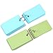 BCP Binder Ring Easy Flip Flash Cards Study Cards, 100 Unruled Blank Pages (Blue+Green)