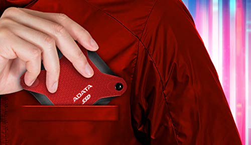ADATA Entry Series SD600Q: 240GB Red External SSD USB 3.1 Xbox & PS4 Compatible