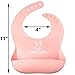 PandaEar Set of 2 Cute Silicone Bibs for Babies & Toddlers (10-72 Months) Waterproof, Soft, Unisex - Pink/Yellow