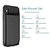 iPhone X Battery Case,MQOUNY Magnetic Power 3600mAH Rechargeable Battery Portable Charger Protective Charging Case Power Bank Cover for Apple iPhone X.(Black)