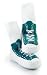 Mocc Ons Clever Little Slipper Socks That Keep Toes Warm! Sneakers 18-24 M Turquoise
