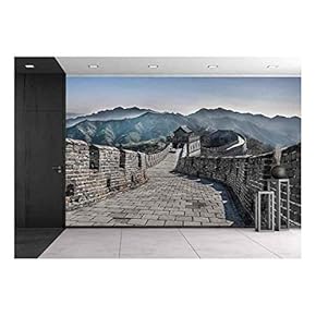 Wall26 - The Great Wall at Mutianyu - Canvas Art Wall Mural Decor - 66"x96"