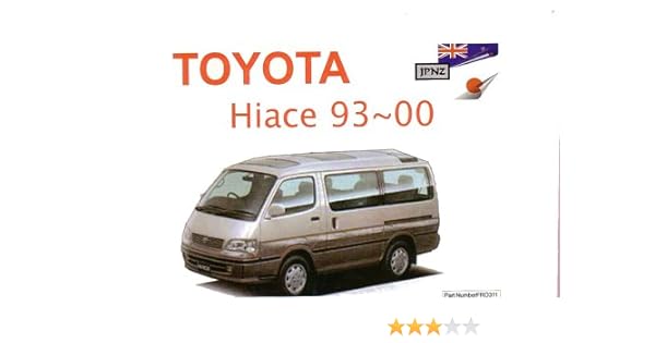 Toyota Hiace 93 00 Owners Handbook 9781869760328 Amazon Com Books