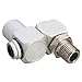 1/4-Inch Air Tool Swivel Fitting, 4 Pcs Aluminum 360 Degree Swivel Air Hose Connector Industrial Swivel Portable Air Tool Adapter