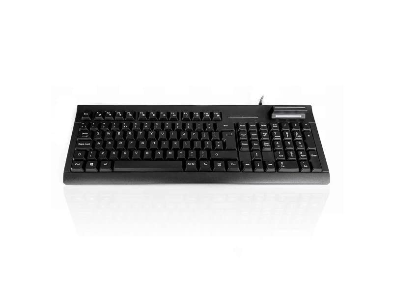 Accuratus 108S FRENCH - USB full layout Standard size French Layout keyboard with Smart card reader