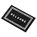 SM SunniMix 1:12 Scale Welcome Floor Covering Rugs Door Mat for Dolls House Miniature Room Decoration - Black
