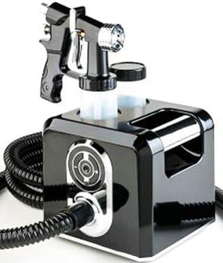 Newest Model BLACK HVLP 500 SPRAY TANNING KIT, SLEEK PROFESSIONAL DESIGN, INCS TENT
