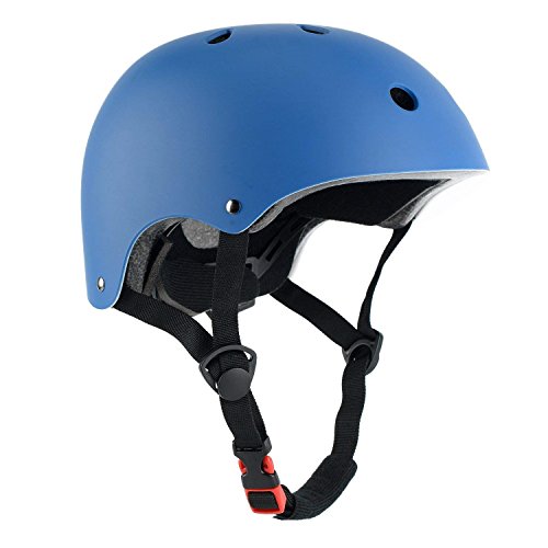 CCTRO Skateboard Helmet, Adjustable Impact Resistance Ventilation Bike Skating Scooter Helmet for Cycling Skateboarding Scooter Roller Skate Inline Skating Rock Climbing - Thumbnail 7