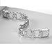bayite Metal Bands Compatible with Fitbit Alta and Alta HR, Set with Rhinestone, Silver
