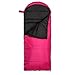 Lucky Bums Compact Lightweight Muir Spring Summer Fall Sleeping Bag Youth 40°F/5°C with Digital Accessory Pocket Compressing Carry Bag Included, Pink, 50.