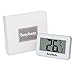 Refrigerator Thermometer, BetyBedy Digital Waterproof Freezer with Hook- Easy to Read Large LCD Display, Room Fridge Thermometer- Perfect for fridge(White)
