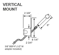 Scandvik 12131P Vertical or Horizontal Recessed