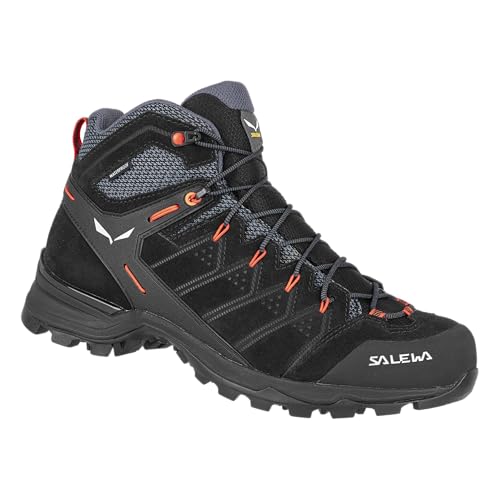 SALEWA, Alp Mate Mid Bottes de Randonnée Hommes, Noir, 46