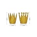 Amybasic (12 Pcs Gold Birthday Crown Hats for Birthday, Halloween Party and Wedding Anniversary.
