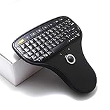 SREEGA N5901 Mini 1000DPI 70-Key Handheld Wireless Keyboard w/ Trackball Mouse