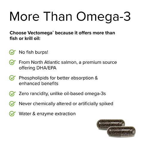 Terry Naturally Vectomega 60 Capsules Omega3 from Salmon