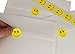 ChromaLabel Happy Face Stickers, 1000/Dispenser Box, 1 inch