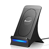 VersionTECH. Qi Wireless Charger, 7.5W Fast Charging Stand with Cooling Fan Compatible with iPhone 11 XS Max XR X 8 Plus, 10W Quick Charging Compatible with Samsung Note 10 9 8 S10 S9 Plus S7 Edge