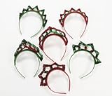 CHRISTMAS SEQUIN TIARAS (1 DOZEN) - BULK