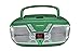 Sylvania Portable CD Boombox with AM/FM Radio, Retro Style, (Green)thumb 2