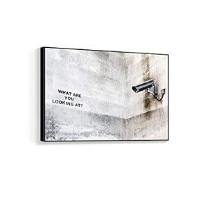 Framed for Living Room Bedroom Banksy Theme for