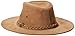 Henschel Walker Packable Crushable Cowhide Suede Braided Band Hat