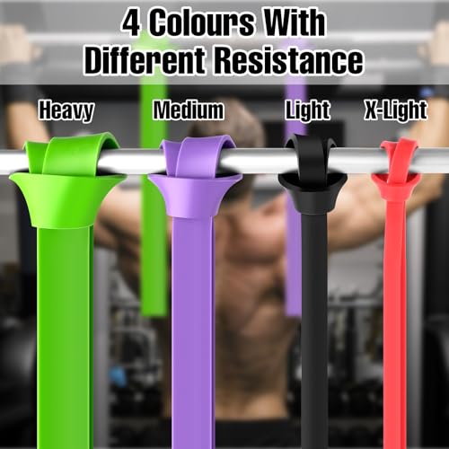 WuGU Elastic Band for Bodybuilding, Resistance Levels in Elastic Bands for Musculation, Fitness Bands Elastic Bands for Sports, Pilates, Yoga