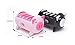 UQueen UQ6013 Creative Pigs Plastic Office Desktop Stationery Cell Phone Remote Control Storage Box Organizer (Pink)