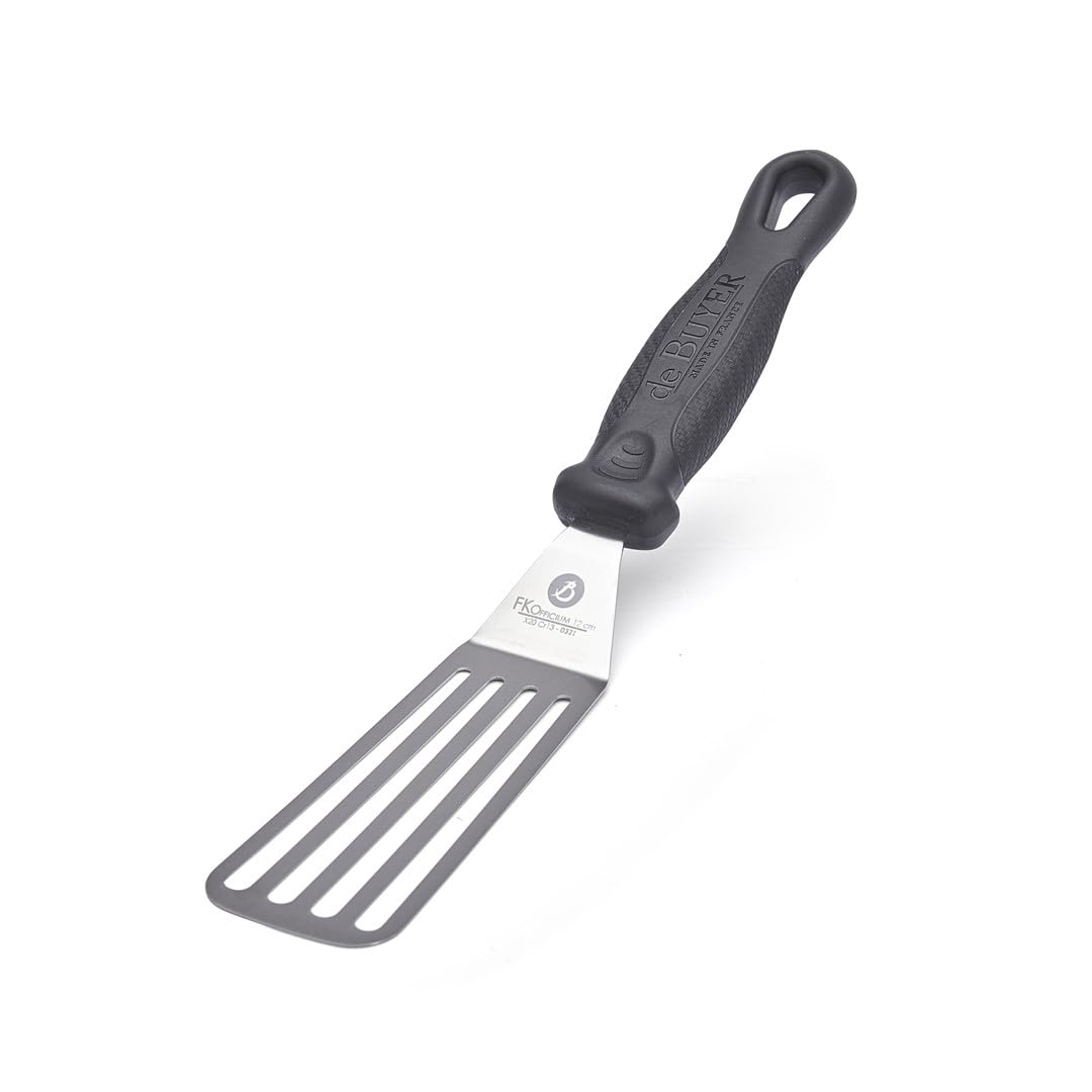 De Buyer 4236.01 fkofficium Service Slotted Spatula Angled 16 x 5 cm