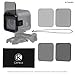 CamKix Cinematic Filter Pack Compatible with GoPro HERO5 / HERO4 Session, Clicks onto The Frame, 4 Neutral Density Filters (ND2/ND4/ND8/ND16). Perfect for Aerial Footage