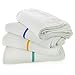 Chakir Turkish Linens Kitchen All-Purpose Bar Mop Towels, Cotton, Professional Grade for Home Kitchen or Restaurant Use - 24-Pack - White (16