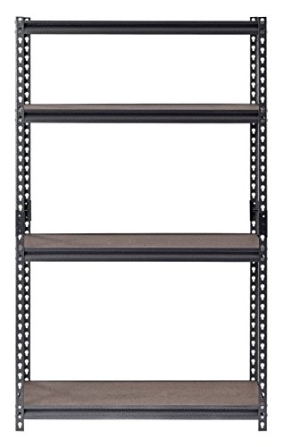 Muscle rack ur361860pb4-wgb steel shelving in silver ve…