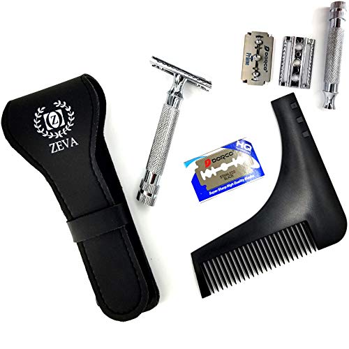 safety razor for beard shaping