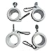 Flags Poles And More 1 Inch White Rotating Flag Mounting Rings Fits On A Standard 1