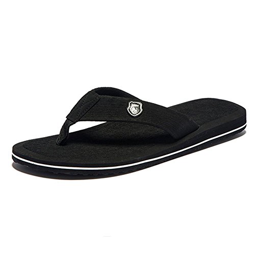 NDB Men s Classical Comfortable Flip-Flop II (7 D(M) US / 40 M EU, Black)