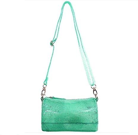 CANDY/JELLY CROSS BODY MESSENGER BAG WITH ADJUSTABLE STRAP (Mint)