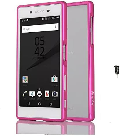 Amazon Fitwhiny Xperia Z5 Premium So 03h 全10色 アルミバンパー メタルバンパーケース イヤホンジャックキャップ付き ケース カバー アルミ バンパー スライド式 ボタンスタイル 軽量 スリムケース Xperiaz5 Docomo Bumper So03h ピンク Z5 プレミアム 256 7