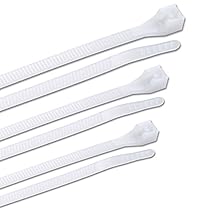 Gardner Bender 50098N Assorted Cable Tie, 4, 6, & 8 Inch., 18 & 45 lbs. Tensile Strength, Wire / Cord Management Industrial and Household Use, Nylon Zip Tie, Reusable Container, 500 Pk., Natural
