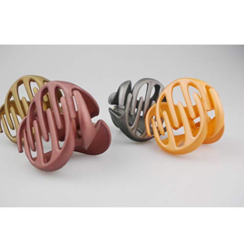 8Pcs Claw Clips,Topivot Non Slip Jaw Clips Hair Clamps Hair Claw Clips for Women