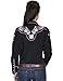 Scully Western Dragon Flower Blouse - Charcoal
