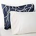 Bedsure King Comforter Sets - 7 Pieces Floral Navy Blue Bed Set, Tree Branch Pattern Printed Bed in a Bag King with Comforter, Sheets, Pillowcases & Shams