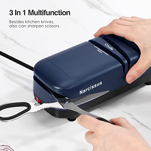 Narcissus Electric Knife Sharpener, Professional Knife Sharpener for