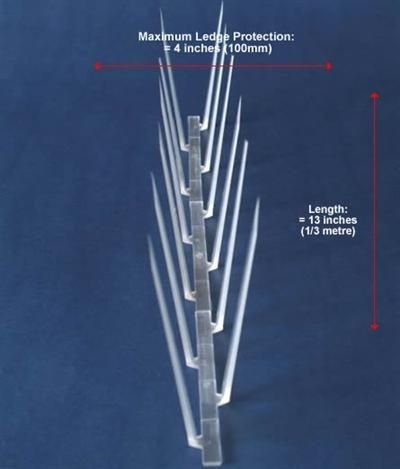 Defender Narrow Plastic Pigeon (42mm x 112mm x 1M)