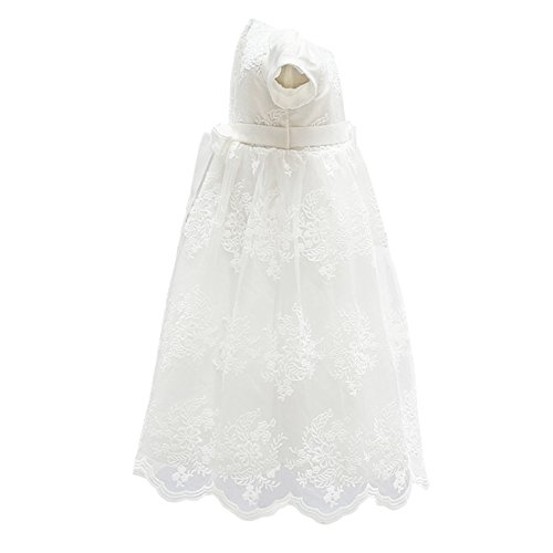 image for Glamulice Baby Girl Flower Christening Baptism Dress Formal Party Gown