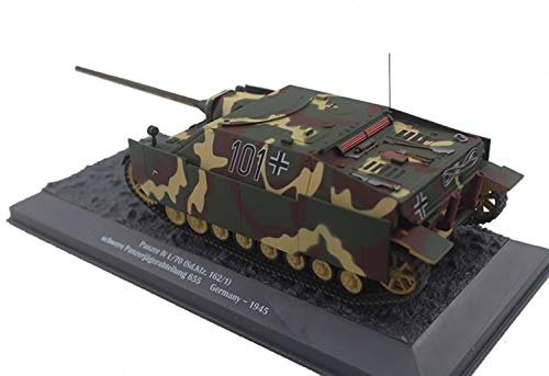 SY-Heat Simulation Tank Modell, Militärmodell Panzer IV L / 70 SD.KFZ.162/1 Gepanzerte Auto-Replik 1/43 Sammlung… – Bild 4