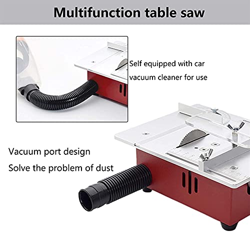 FZYE Tragbare Tischkreissäge , Anhebbare Tischkreissäge, tragbare Tischkreissäge 96 W mit Kreissägeblatt und Netzteil… – Bild 7