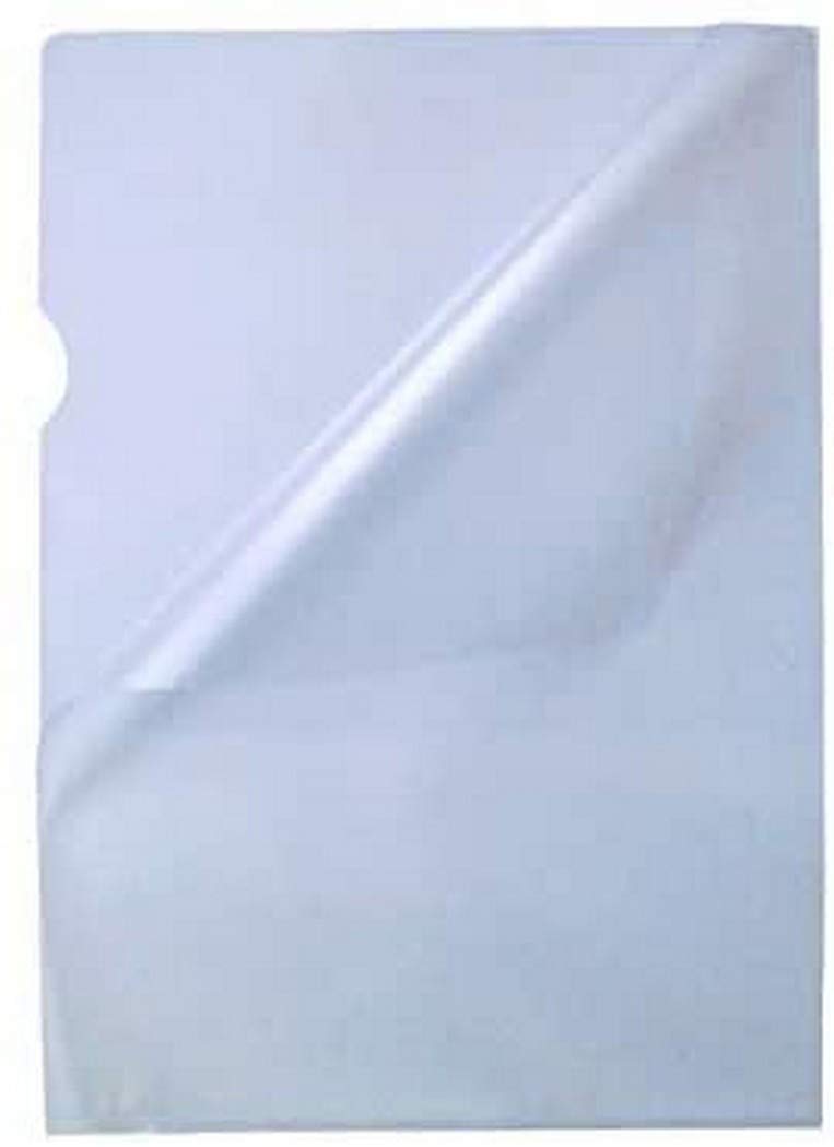Kangaro Document Sleeves A4 Polypropylene 90 Micron Transparent Grained Colourless Pack of 100